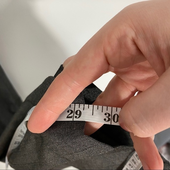 Halogen Gray Pleated Straight Leg Dress Pants 2P - Picture 6 of 9